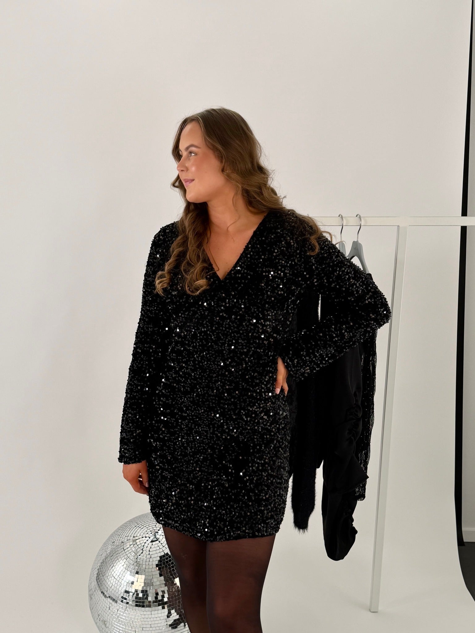 PCKAM Short Dress - Black